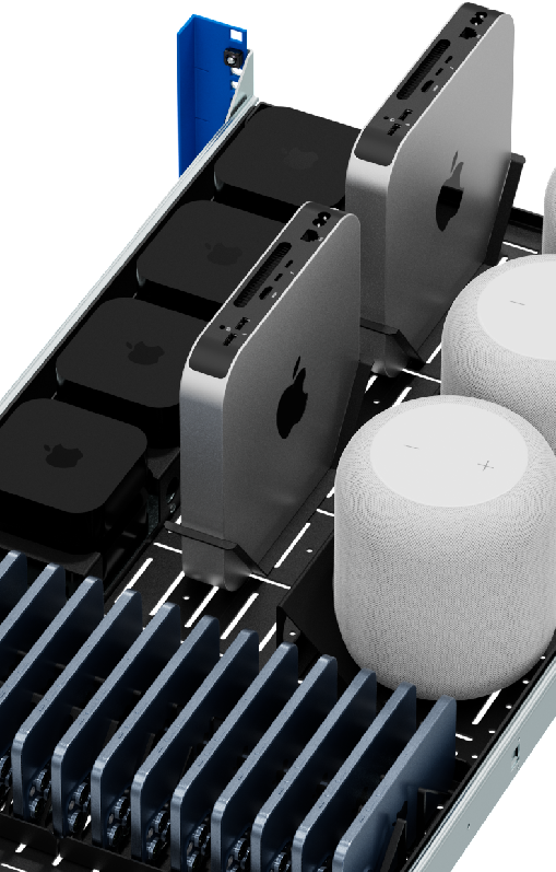 Modular Rack Shelf for Device Test Labs (desktop image)
