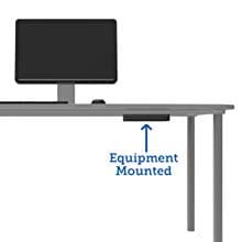 Mini Mount Secure For Mac Mini (3rd and 4th Gen) mounted on a desk (desktop image) Mini Mount Secure For Mac Mini (3rd and 4th Gen) mounted on a desk (desktop image)