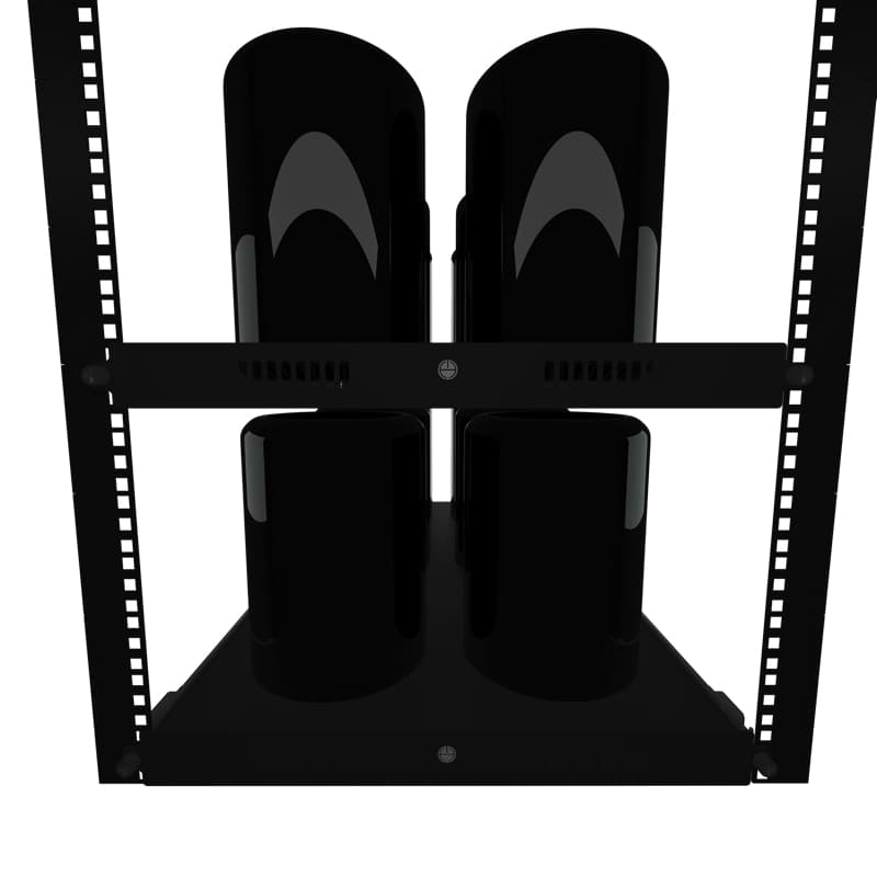MP Rack 6U Shelf for Apple Mac Pro (2nd Generation) Stacked View (desktop image) MP Rack 6U Shelf for Apple Mac Pro (2nd Generation) Stacked View (desktop image)
